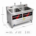 Máy Rửa Bát Công Nghiệp Sóng Âm 1m5 XW 1500