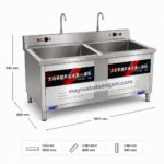 Máy Rửa Bát Công Nghiệp Sóng Âm 1m8 XW 1800