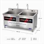 Máy Rửa Bát Công Nghiệp Sóng Âm 1m8 XW 1800