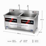 Máy Rửa Bát Công Nghiệp Sóng Âm 2m XW 2000