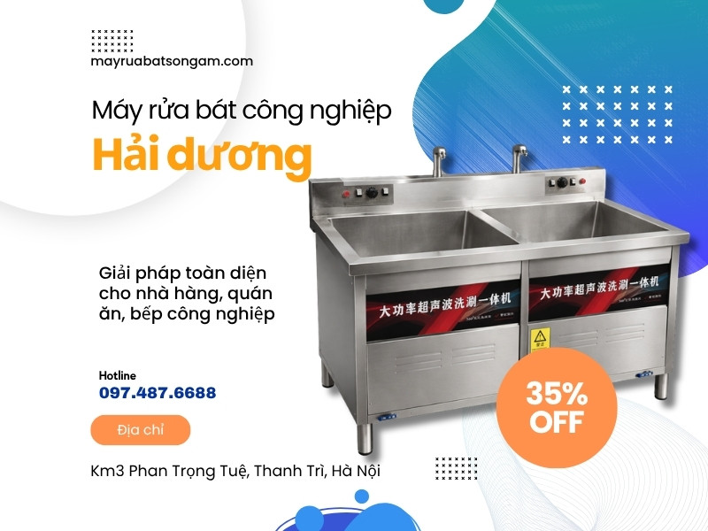 Máy rửa bát công nghiệp Hải Dương