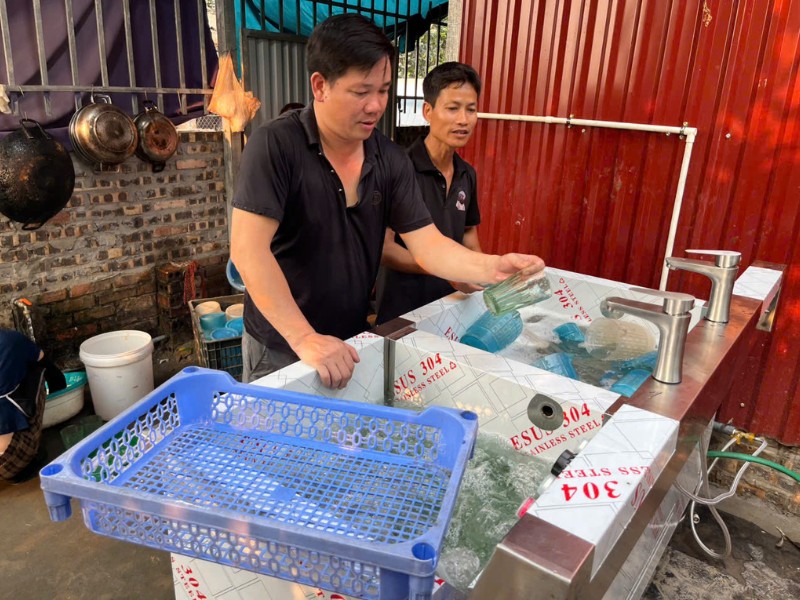 Cung cấp máy rửa bát công nghiệp sóng âm tại Thái Nguyên giá tốt