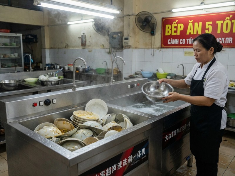 Cung cấp máy rửa chén bát công nghiệp tại Gia Lai giá tốt